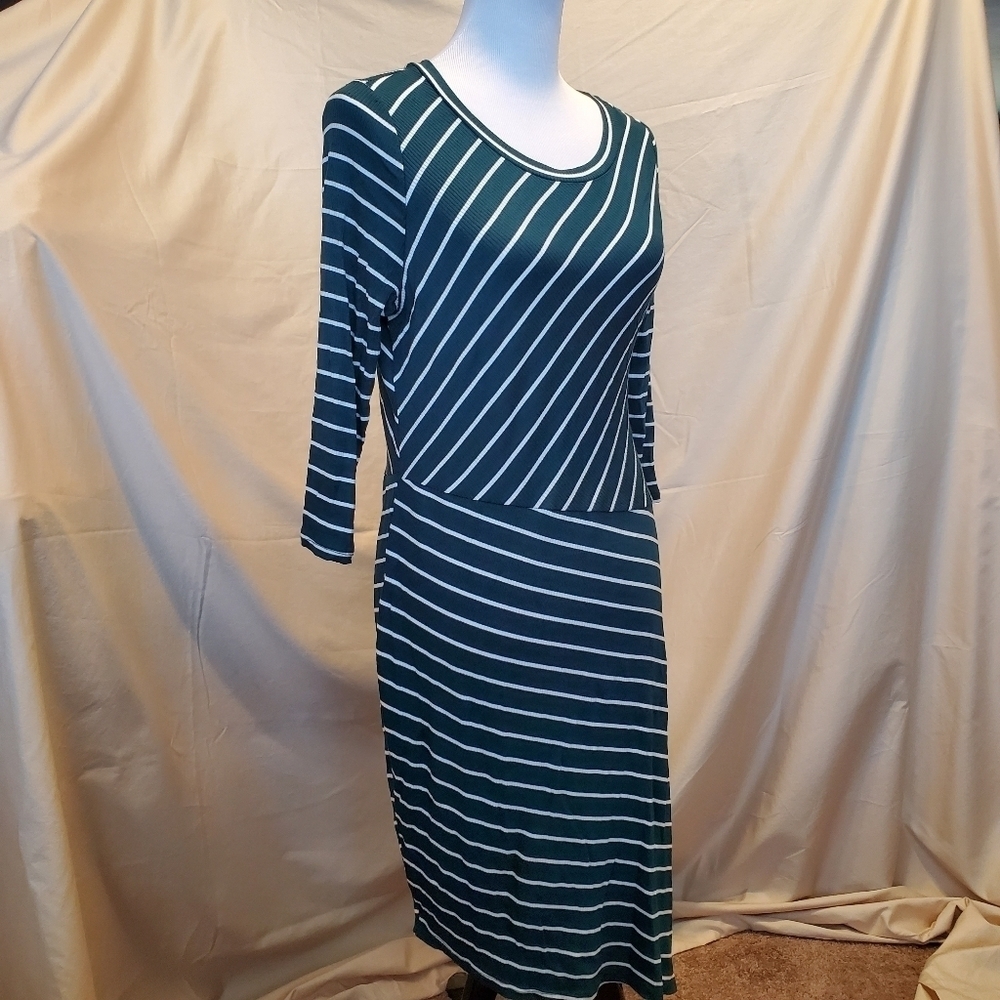 Lulus Swoop Neck Asymmetrical Dress SZ XL